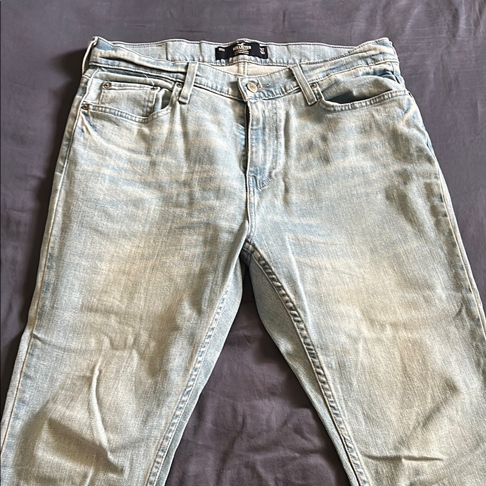 Hollister Light Blue Athletic Skinny Jeans